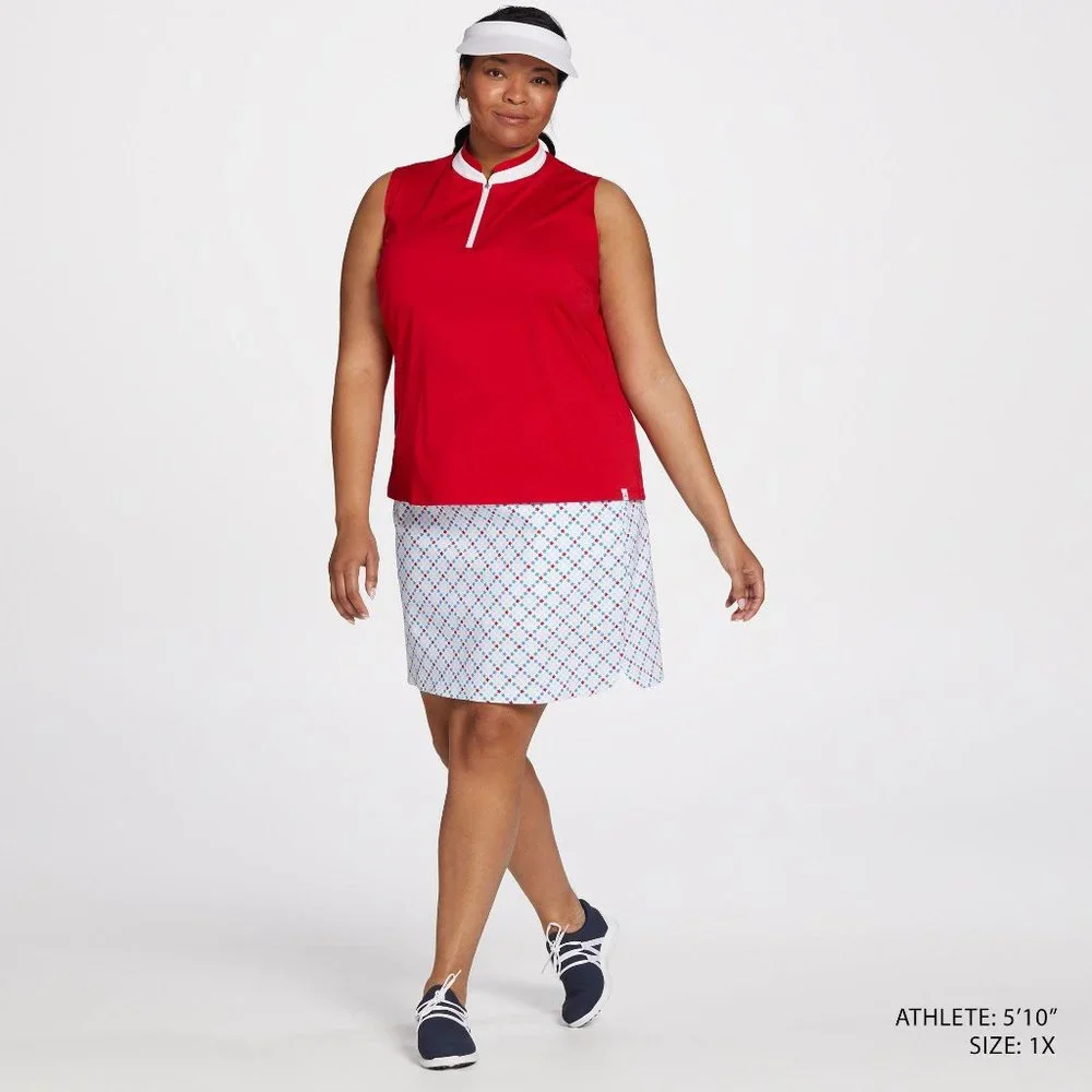 NWT Walter Hagen Women's 17'' Sculpt Golf Skort